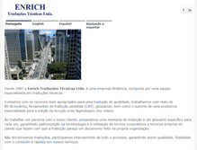 Tablet Screenshot of enrichtraducoes.com